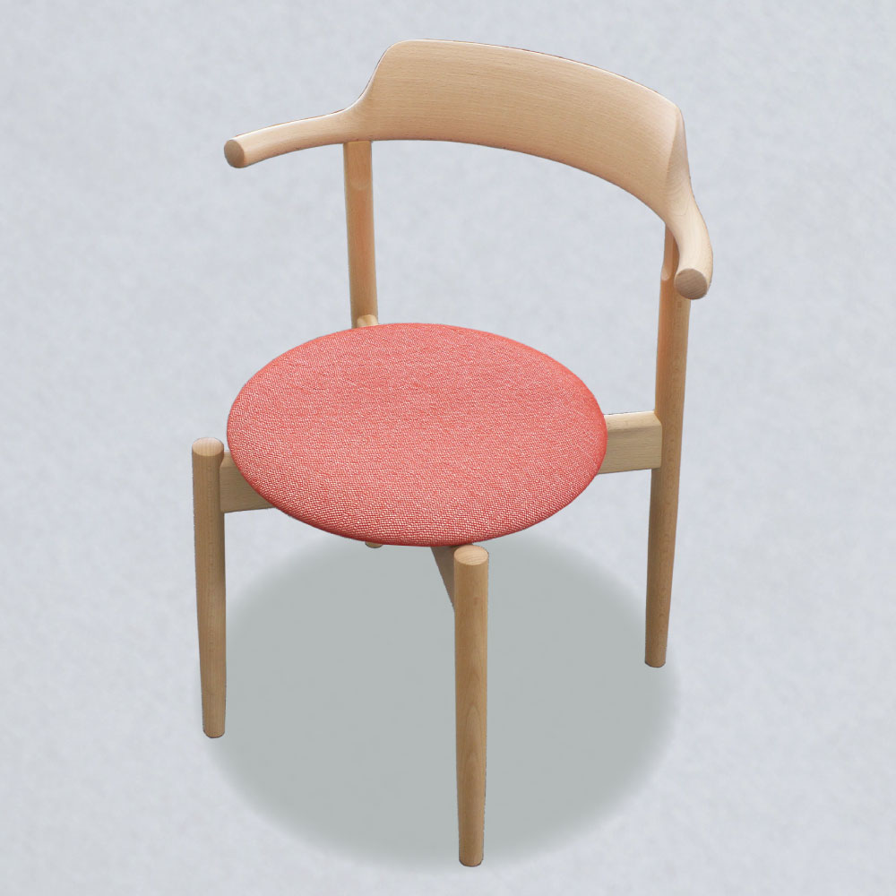 EDK5 飛騨産業 アームチェア カラマツ材 ダイニングチェア