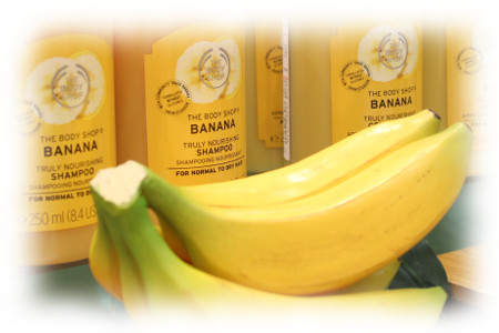 バナナの香りがバスルームにあふれる