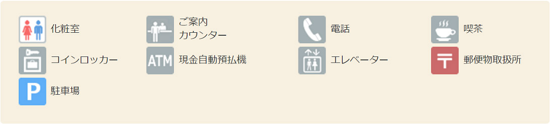 アイコン凡例