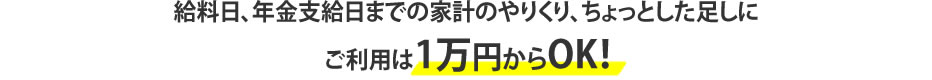 利息はご利用日数分だけ